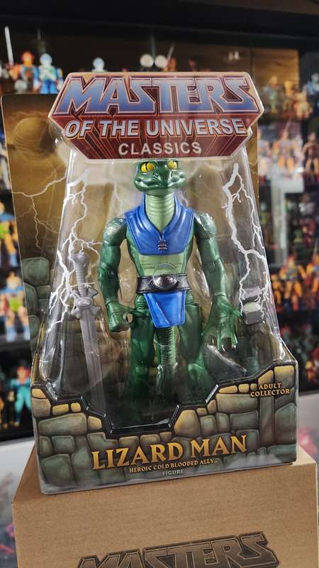 MOTUC Lizard Man (MOC) Masters Of The Universe Classics Figure He-Man
