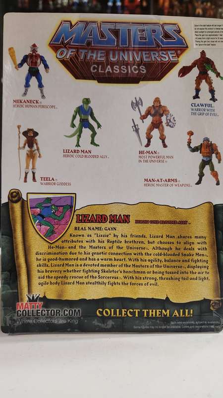 MOTUC Lizard Man (MOC) Masters Of The Universe Classics Figure He-Man