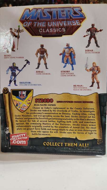 MOTUC Strobo (MOC) Masters Of The Universe Classics Figure He-Man