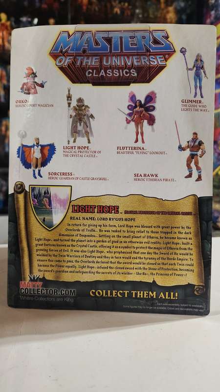 MOTUC LIGHT HOPE (MOC) Masters Of The Universe Classics Figure He-Man