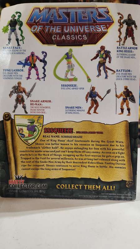 MOTUC SSSQUEEZE (MOC) Masters Of The Universe Classics Figure He-Man