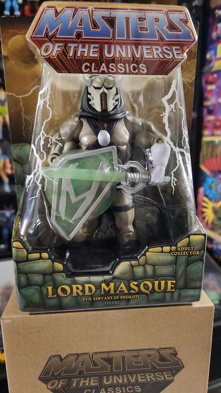 MOTUC LORD MASQUE (MOC) Masters Of The Universe Classics Figure He-Man
