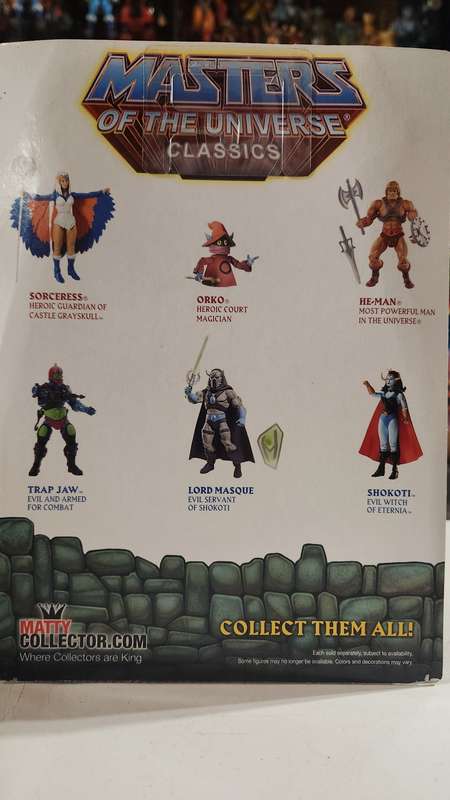 MOTUC LORD MASQUE (MOC) Masters Of The Universe Classics Figure He-Man