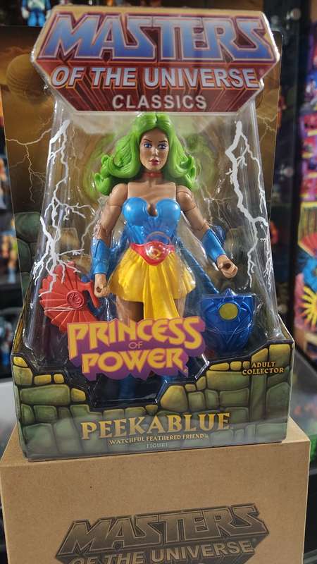 MOTUC PEEKABLUE (MOC) Masters Of The Universe Classics Figure He-Man