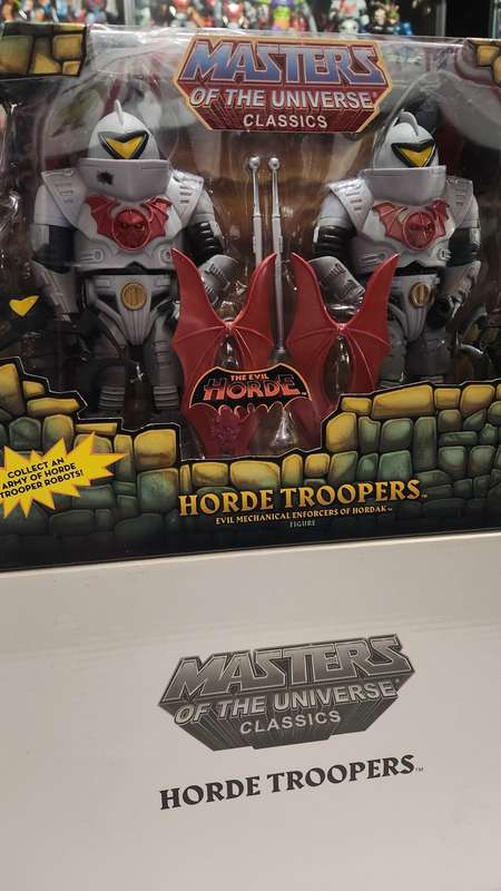 MOTUC HORDE TROOPERS (MOC) Masters Of The Universe Classics Figure He-Man