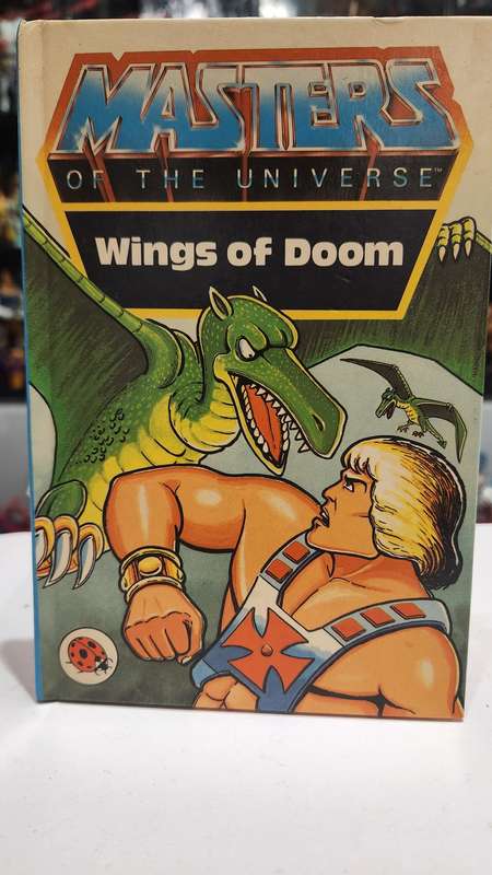 1983 Ladybird BOOK ` WINGS OF DOOM` of He-man-Masters of the Universe (MOTU) Vintage Figure