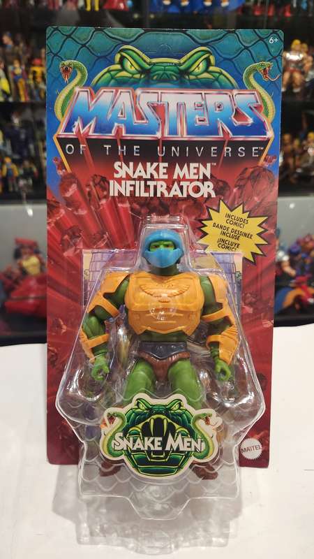 Masters Of The Universe (Motu) Origins SNAKE MEN INFILTRATOR Figure Moc