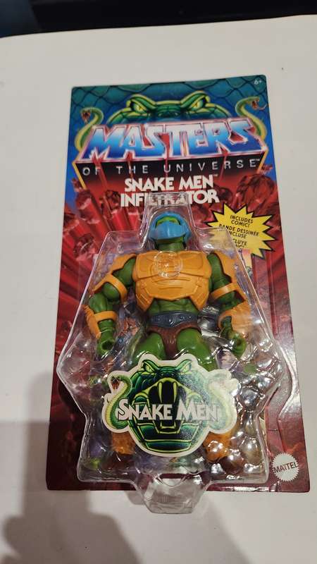 Masters Of The Universe (Motu) Origins SNAKE MEN INFILTRATOR Figure Moc