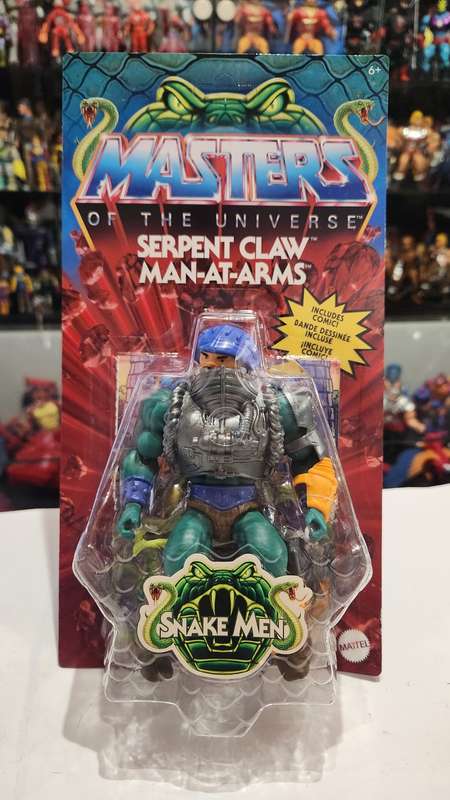 Masters Of The Universe (Motu) Origins SERPENT CLAW MAN-AT-ARMS Figure Moc