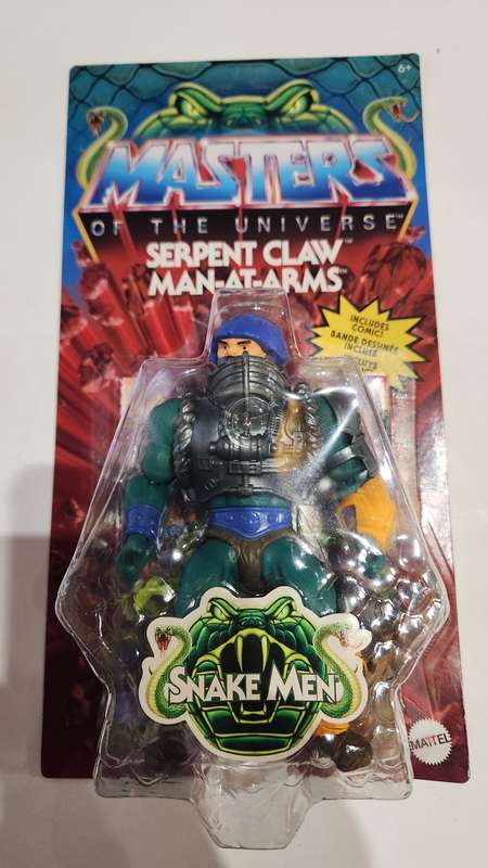 Masters Of The Universe (Motu) Origins SERPENT CLAW MAN-AT-ARMS Figure Moc