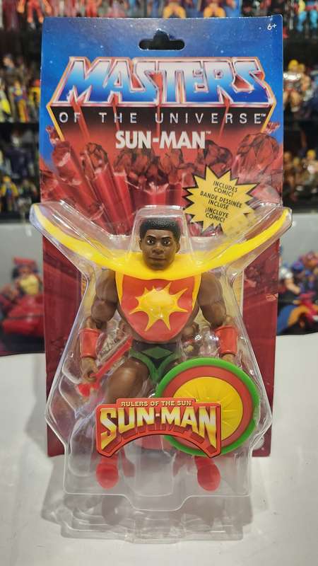 Masters Of The Universe (Motu) Origins SUN-MAN Figure Moc