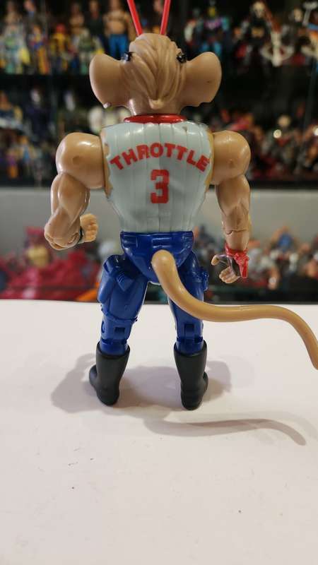 1993 Home Run Throttle From Biker Mice From Mars Vintage Figure #28