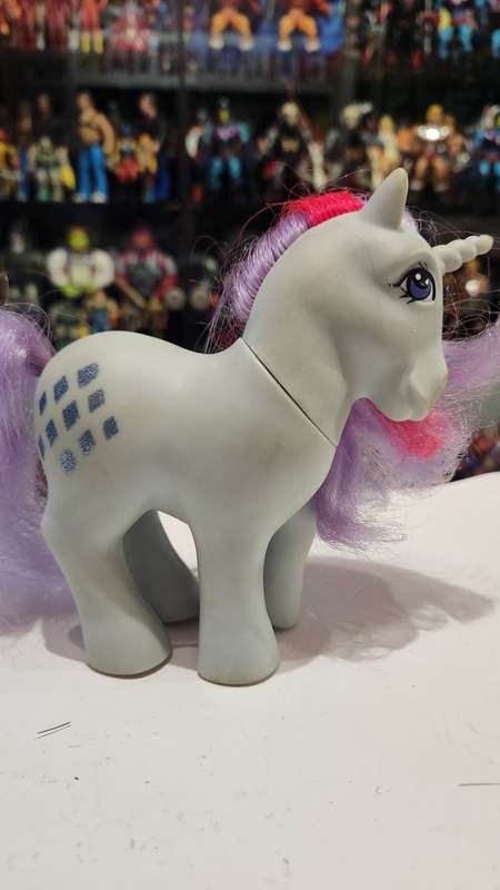 G1 My Little Pony 1984 UNICORN GLITTER Vintage Figure