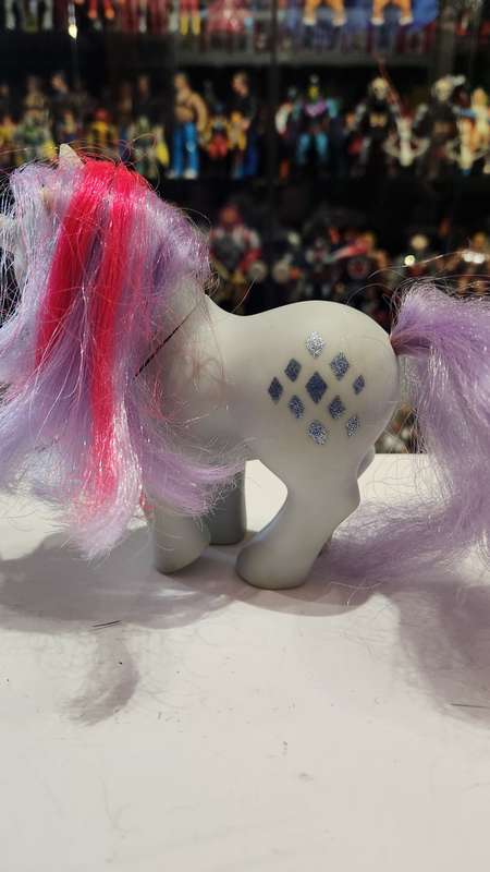 G1 My Little Pony 1984 UNICORN GLITTER Vintage Figure