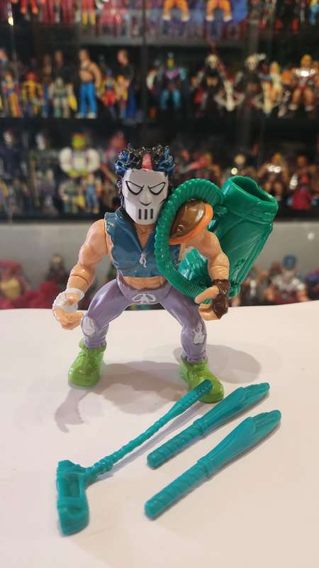 1989 Complete Casey Jones Vintage Figure Teenage Mutant Ninja Turtles 12