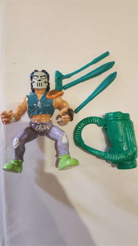 1989 Complete Casey Jones Vintage Figure Teenage Mutant Ninja Turtles 12