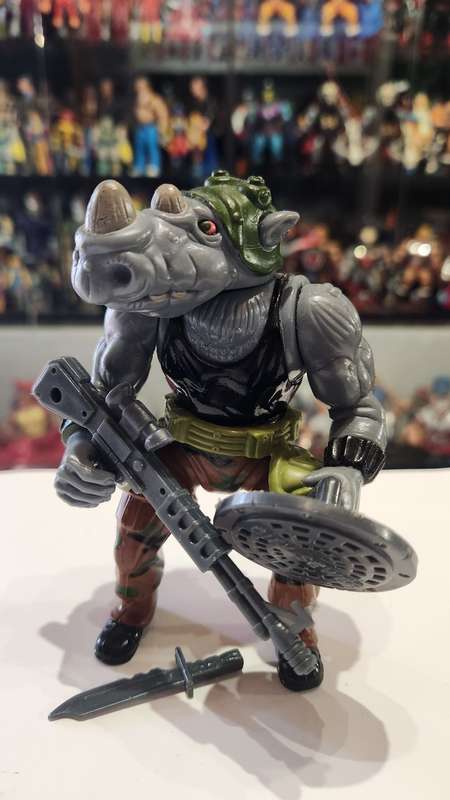 1988 Complete ROCKSTEADY Vintage Figure Teenage Mutant Ninja Turtles 12