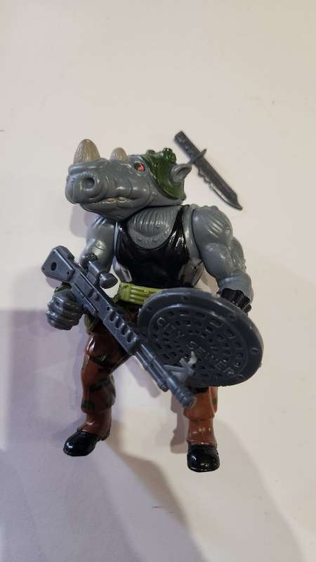 1988 Complete ROCKSTEADY Vintage Figure Teenage Mutant Ninja Turtles 12