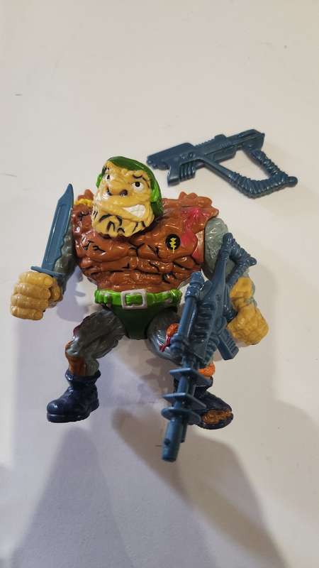 1989 Complete General Traag Vintage Figure Teenage Mutant Ninja Turtles #12