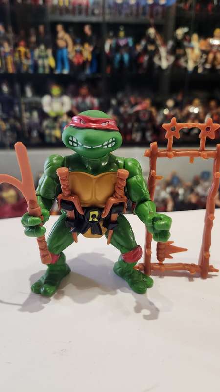 1988 Complete Raphael Soft Head Vintage Figure Teenage Mutant Ninja Turtles 12