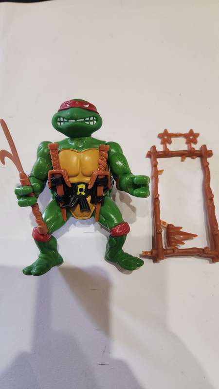 1988 Complete Raphael Soft Head Vintage Figure Teenage Mutant Ninja Turtles 12