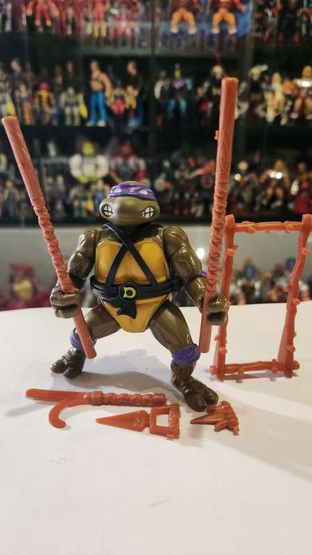 1988 Donatello Soft Head Vintage Figure Teenage Mutant Ninja Turtles #12