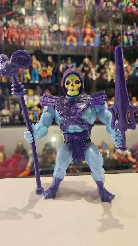 1981 Complete Skeletor HALF BOOT of He-Man Masters of the Universe 12 (MOTU) Vintage Figure