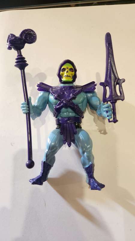 1981 Complete Skeletor HALF BOOT of He-Man Masters of the Universe 12 (MOTU) Vintage Figure