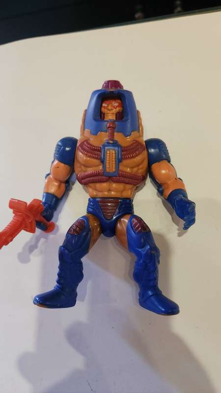1983 Complete Man-E-Faces of He-man-Masters of the Universe 12 (MOTU) Vintage Figure