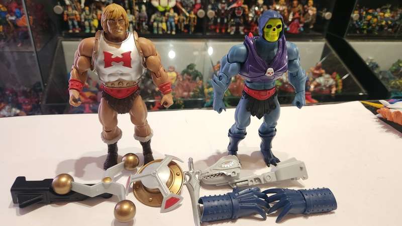 MOTUC TERROR CLAWS SKELETOR/FLYING FISTS HE-MAN Masters Of The Universe Classics Figure He-Man