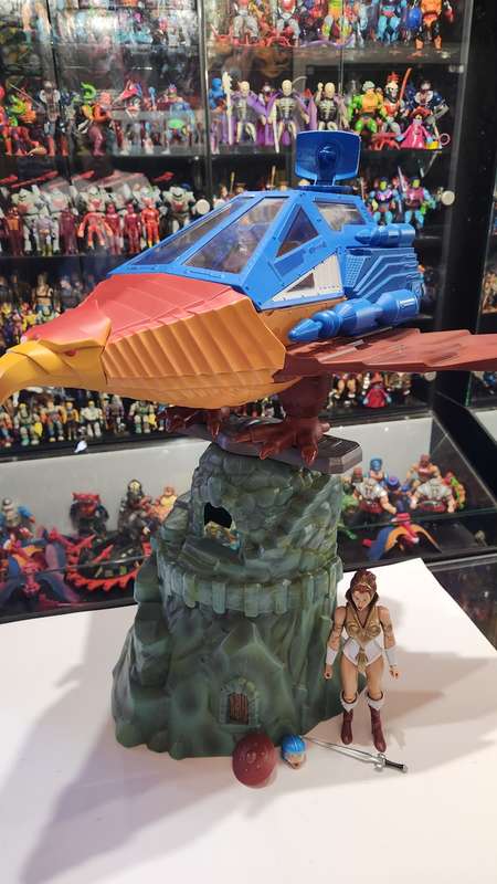 MOTUC Complete POINT DREAD and TALON FIGHTER Masters Of The Universe Classics Figure He-Man