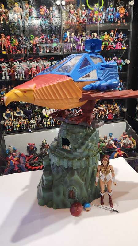 MOTUC Complete POINT DREAD and TALON FIGHTER Masters Of The Universe Classics Figure He-Man