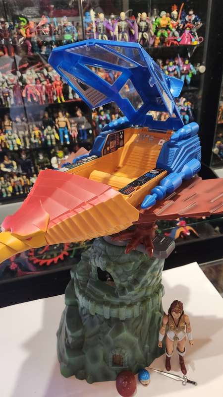 MOTUC Complete POINT DREAD and TALON FIGHTER Masters Of The Universe Classics Figure He-Man