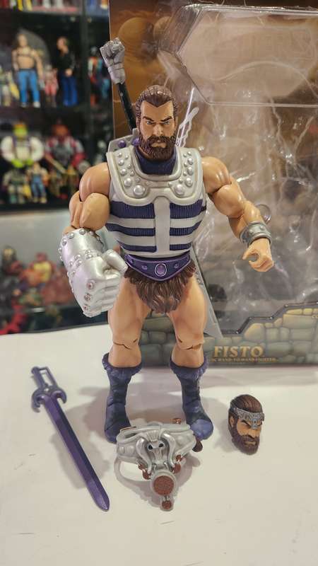 MOTUC Complete FISTO With Box Masters Of The Universe Classics Figure He-Man