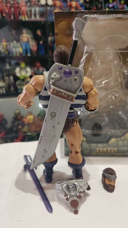 MOTUC Complete FISTO With Box Masters Of The Universe Classics Figure He-Man