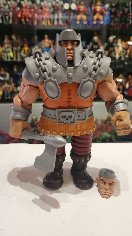 MOTUC Complete ULTIMATE RAM MAN SUPER 7 Masters Of The Universe Classics Figure He-Man