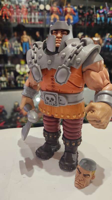 MOTUC Complete ULTIMATE RAM MAN SUPER 7 Masters Of The Universe Classics Figure He-Man
