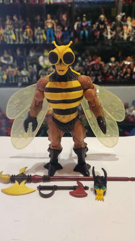 MOTUC Complete BUZZ OFF Masters Of The Universe Classics Figure He-Man