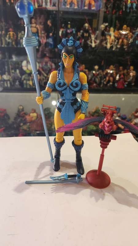 MOTUC Complete Evil-Lyn With Screech Masters Of The Universe Classics Figure He-Man
