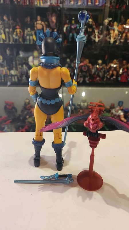 MOTUC Complete Evil-Lyn With Screech Masters Of The Universe Classics Figure He-Man