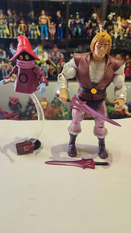 MOTUC Complete ORKO With PRINCE ADAM Masters Of The Universe Classics Figure He-Man