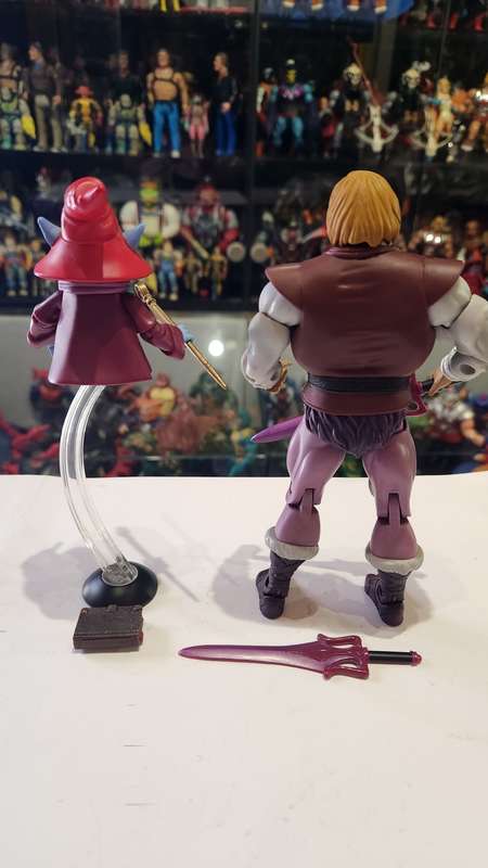 MOTUC Complete ORKO With PRINCE ADAM Masters Of The Universe Classics Figure He-Man