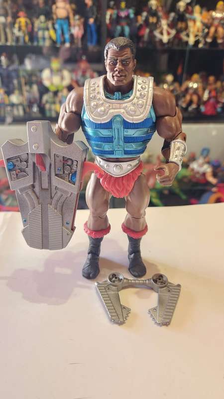 MOTUC Complete CLAMP CHAMP Masters Of The Universe Classics Figure He-Man