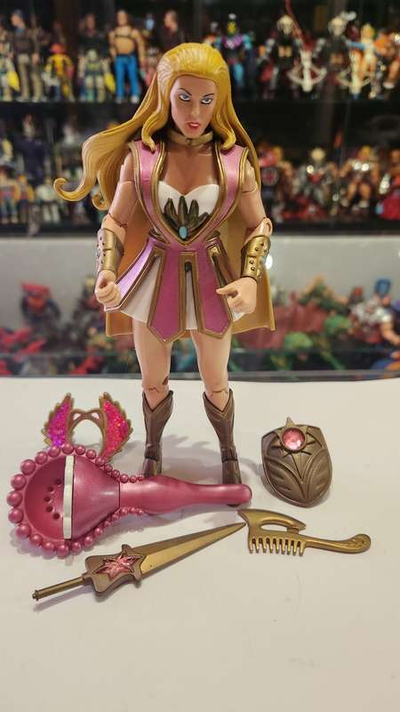 MOTUC Complete BUBBLE POWER SHE-RA Masters Of The Universe Classics Figure He-Man