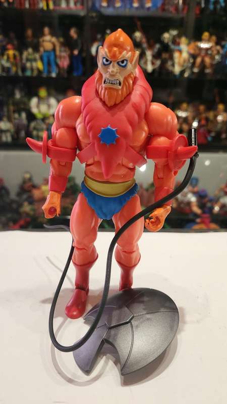 MOTUC Complete Super 7 BEAST MAN Masters Of The Universe Classics Figure He-Man