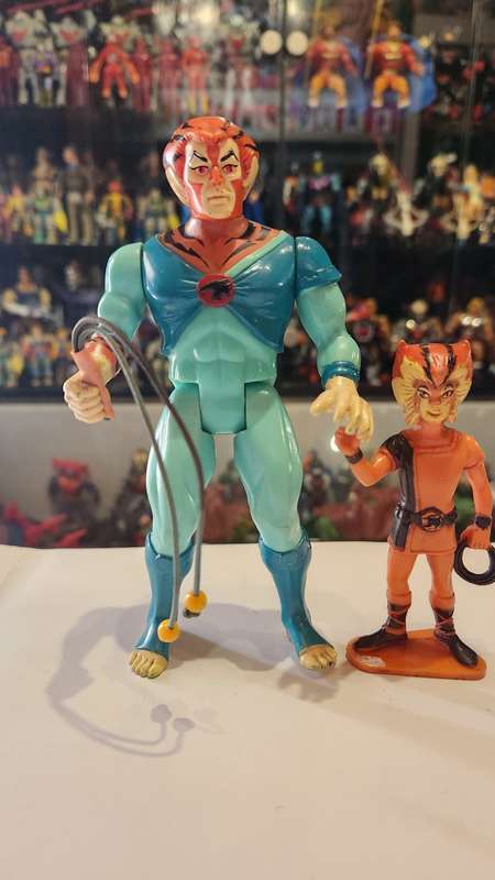 Thundercats 1986 Complete Tygra With PVC Wilykat Vintage Figure 6060