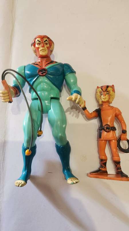 Thundercats 1986 Complete Tygra With PVC Wilykat Vintage Figure 6060
