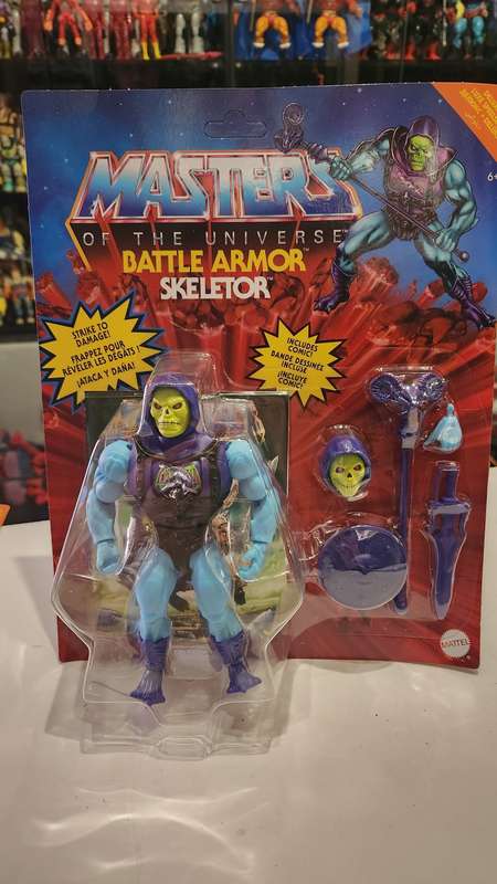 Masters Of The Universe (Motu) Origins BATTLE ARMOR SKELETOR Figure Moc