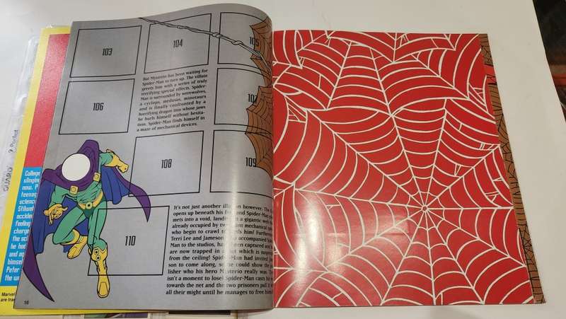 1995 COMPLETE SPIDERMAN PANINI STICKER ALBUM (UNUSED STICKERS) Vintage Figure