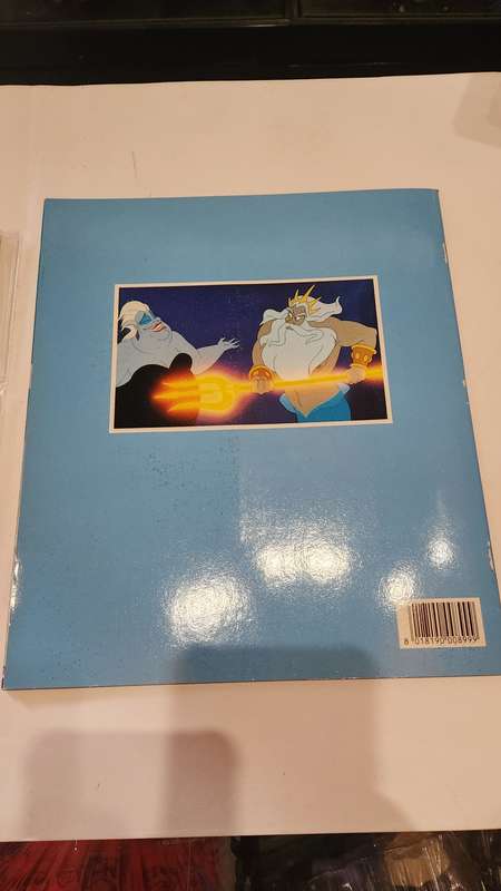 1990 Complete The Little Mermaid Panini Sticker Album (UNUSED STICKERS)